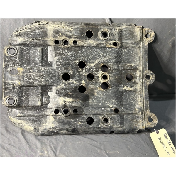 Used Polaris RZR UTV Rear Skid Plate Part # 5456435-070