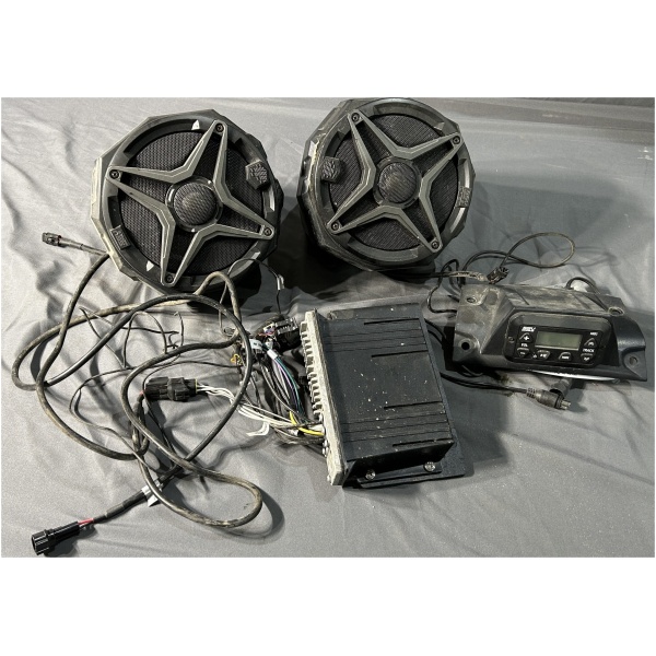 Used Honda Talon UTV 2019 Ssv Stereo- Two Speakers/Pods Amp &Source Unit. Part # SSV Stero